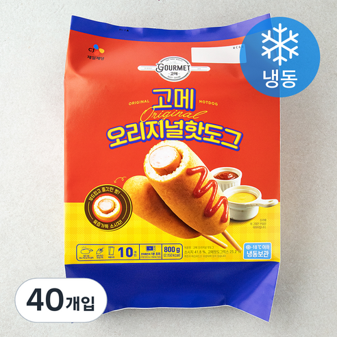 고메 오리지널 핫도그 (냉동), 80g, 10개입, 4개