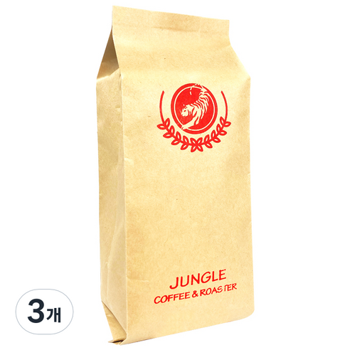 정글인터내셔널 커피/콜롬비아 후일라 수프리모, 핸드드립, 200g, 3개