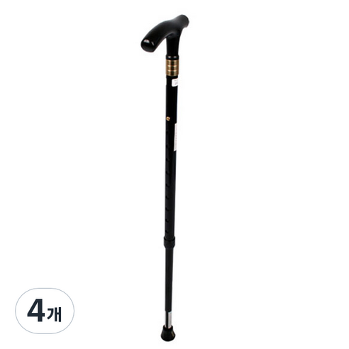 웰비 노바 2단 고급 지팡이, 검정, 4개