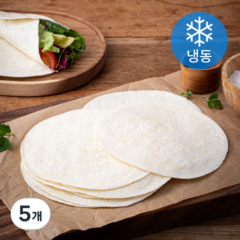 세미원 밀또띠아 6인치 (냉동), 26g, 5개, 12개입