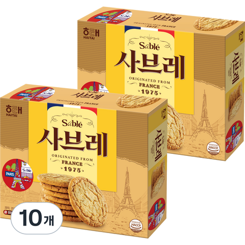 해태제과 사브레, 252g, 10개