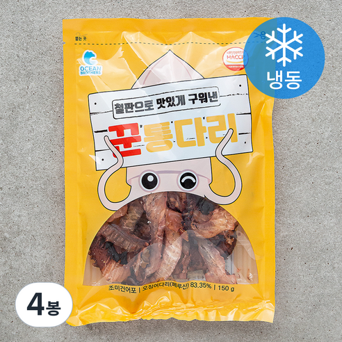 오션브라더스 꾼통다리 (냉동), 150g, 4봉