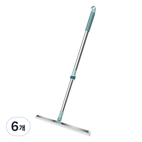 무식이네 워터쓱싹 180도 욕실 물기제거 2단 롱 스퀴지 그린, 6개