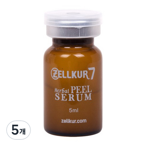 젤쿠어 필 세럼 페이스 허브향, 5개, 5ml
