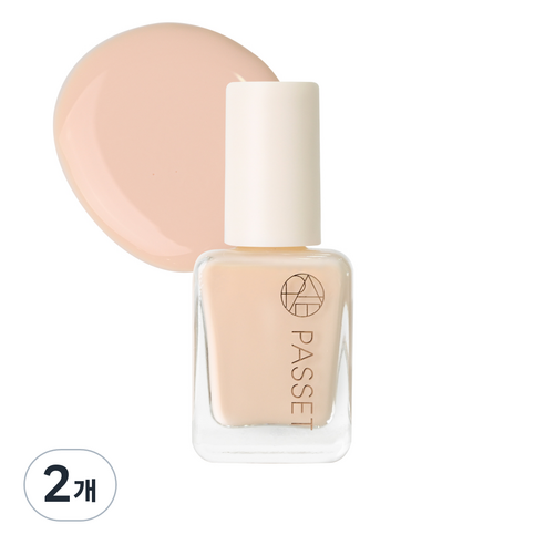 파셋 셀럽 네일컬러 폴리쉬 매니큐어 7ml, 코코넛베이지, 2개