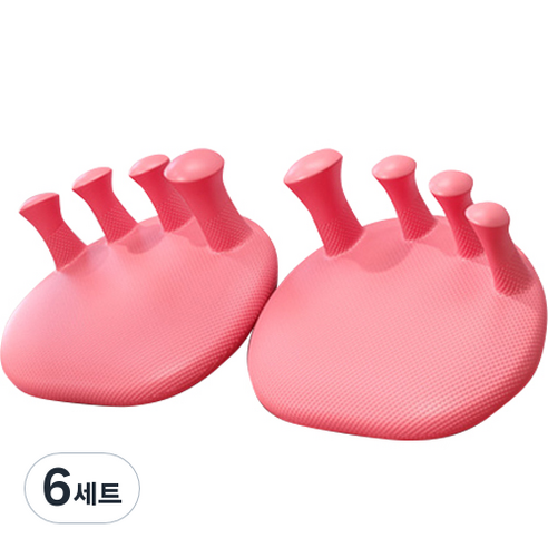 쿼르디 풋 아치 트레이너 양발 세트 핑크, 6세트
