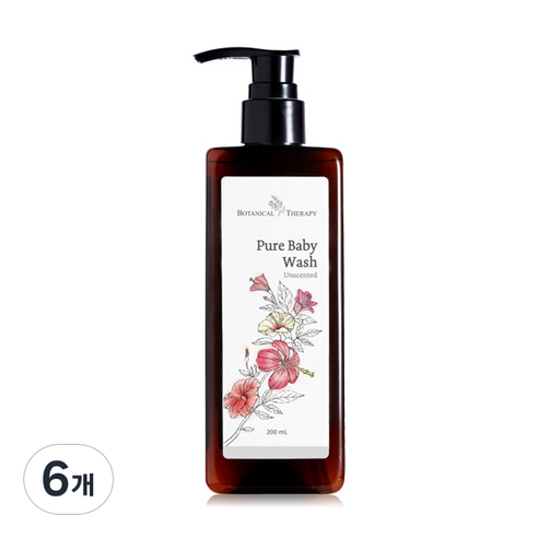 보타니컬테라피 베이비 워시, 200ml, 6개