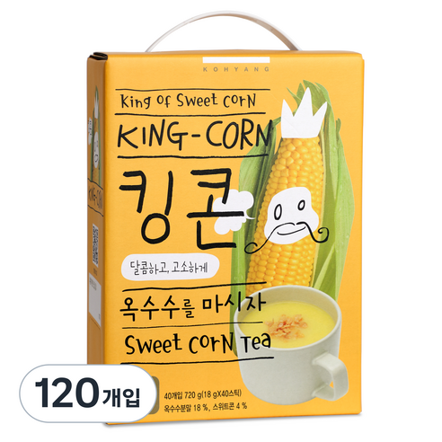 KOHYANG 킹콘 고형차, 720g, 3개