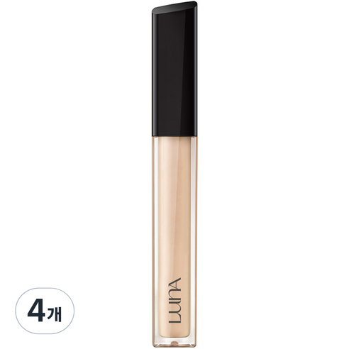 루나 롱래스팅 팁 리퀴드 컨실러 7.5g, 1호 바닐라, 4개