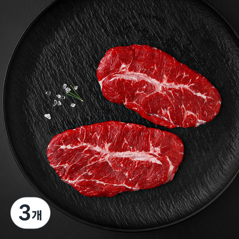 CAB인증 미국산 앵거스 부채살 구이용 (냉장), 300g, 3개