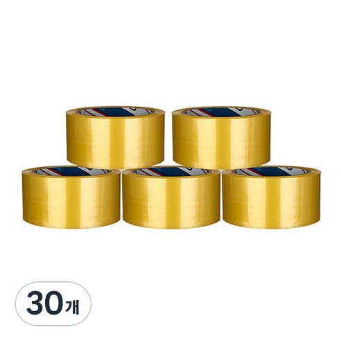 부광테이프 냉동 박스테이프 48mm x 50m, 투명, 30개
