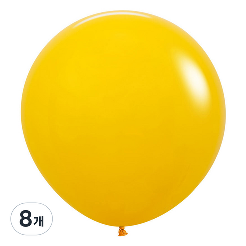 셈퍼텍스 풍선 60cm, 허니옐로우, 8개