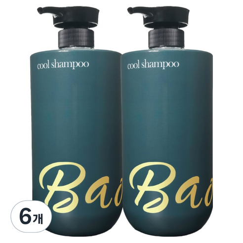 라온 바오밥 프리미엄 단백질 쿨샴푸 그린허브, 930ml, 6개