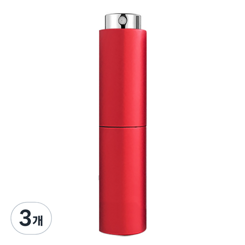 모던앳 롤링업 향수 스프레이 공병 8ml, 3개, 다크레드