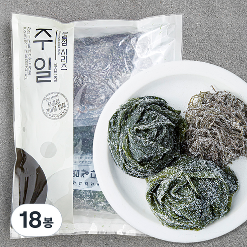 주일 무결점 오독오독 쌈해초 쌈다시마 + 곰피 + 꼬시래기, 200g, 18봉