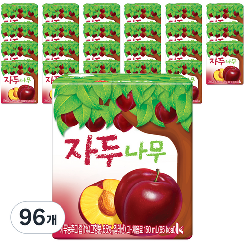 서울우유 자두나무 과일주스, 150ml, 96개