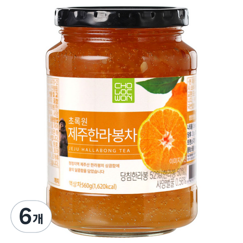 초록원 제주 한라봉차, 560g, 1개입, 6개