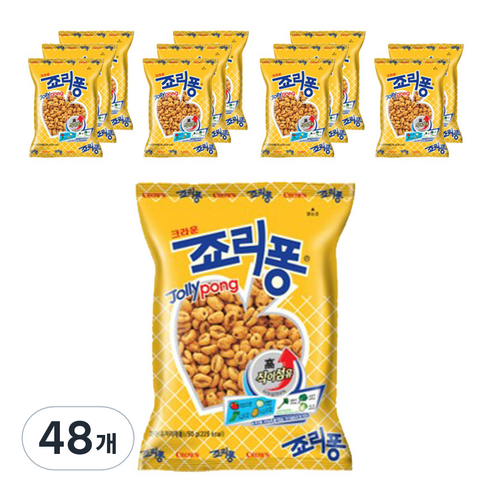 크라운 죠리퐁 스낵, 74g, 18개