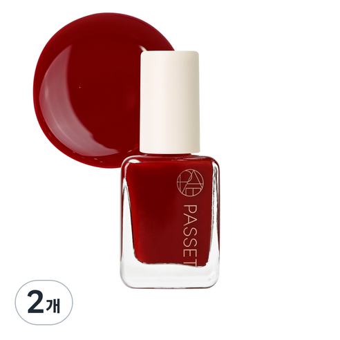 파셋 셀럽 네일 폴리쉬 매니큐어, 16 클래식레드, 7ml, 2개