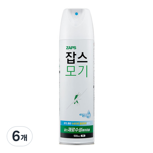 잡스 제로수성에어로솔, 500ml, 6개