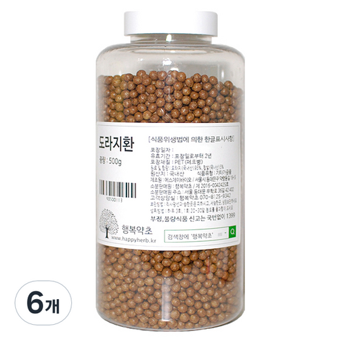 행복약초 도라지환, 500g, 6개