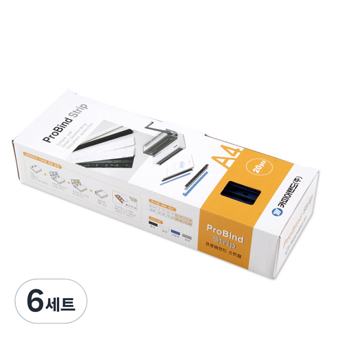 카피어랜드 프로바인드 스트립 12.5mm 파랑 20p, 6세트