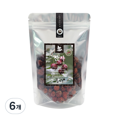 동이약초 산사, 100g, 6개