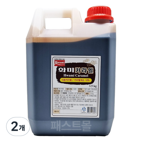 화미 카라멜 덕용, 3.5kg, 2개