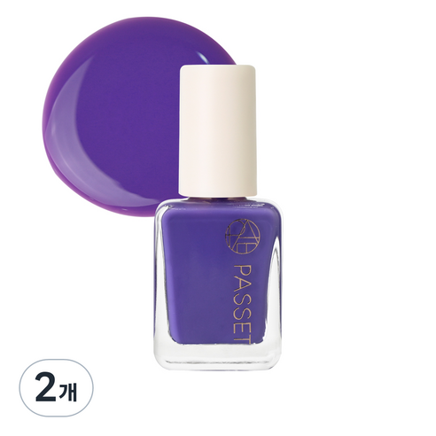 파셋 셀럽 네일컬러 폴리쉬 매니큐어 7ml, 35 미스틱퍼플, 2개