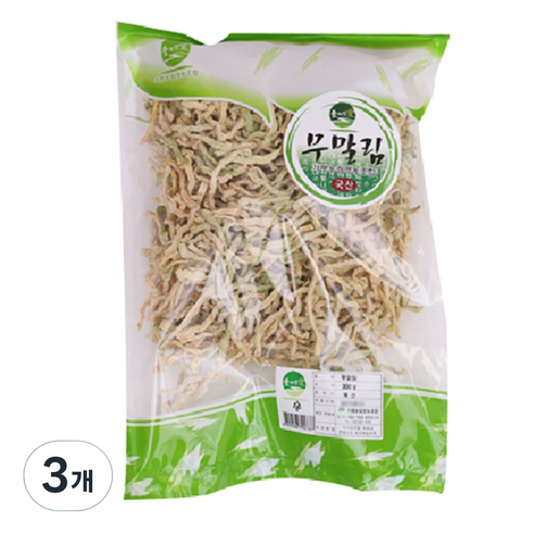 숲자연애 무말림, 300g, 3개