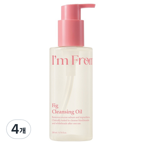 아임프롬 피그 클렌징 오일, 200ml, 4개