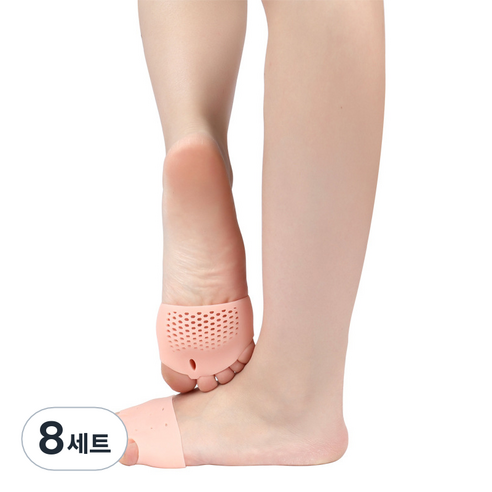 신신살롱 실리콘 발가락링 스킨 100 x 100 x 20 mm 양쪽 세트, 8세트