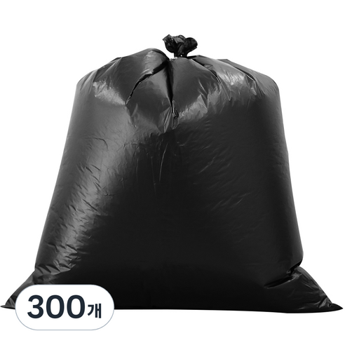 베로나 간편한 쓰레기 분리수거 비닐봉투 검정, 20L, 300개