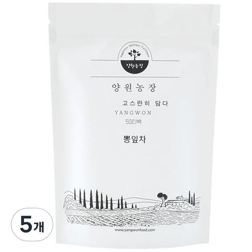 뽕잎차, 1.2g, 50개입, 5개