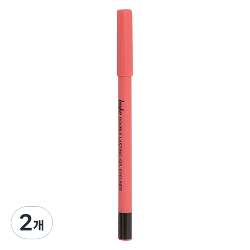 키보 더블래스팅 젤 펜슬 아이라이너 0.5g, 2개, 멜로우블랙