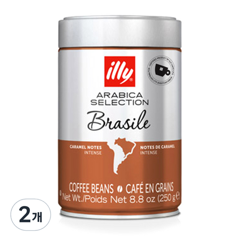 일리 아라비카 셀렉션 브라질 원두, 250g, 1개입, 2개