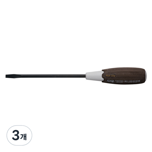 베셀 논슬립 드라이버 300 일자 6 x 150 mm, 3개