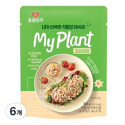 마이 플랜트 고소마요, 100g, 6개