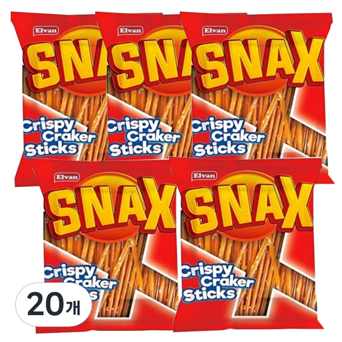 엘반 스낵스 프레첼 스틱스, 150g, 20개