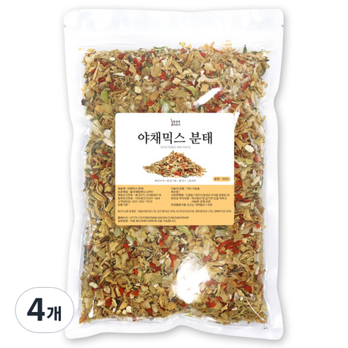 야채믹스 분태, 300g, 4개