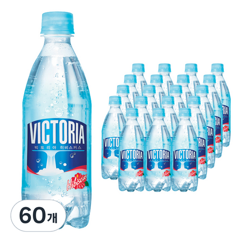 웅진빅토리아 히비스커스 탄산수, 500ml, 60개