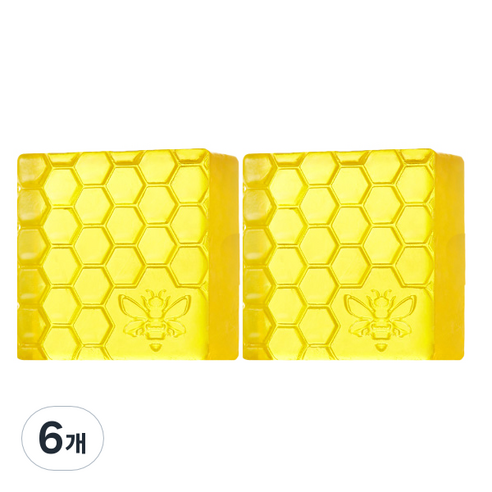 미친스킨 프로폴리스 벌집모공팩 비누, 90g, 6개