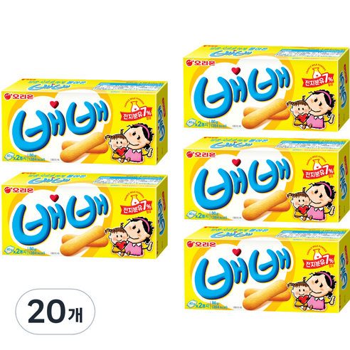 오리온 돌아온 배배, 80g, 20개