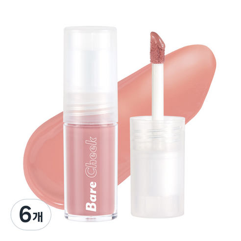 아임미미 아임 베어 치크 리퀴드 블러셔 3ml, 002 바운시 베리, 6개