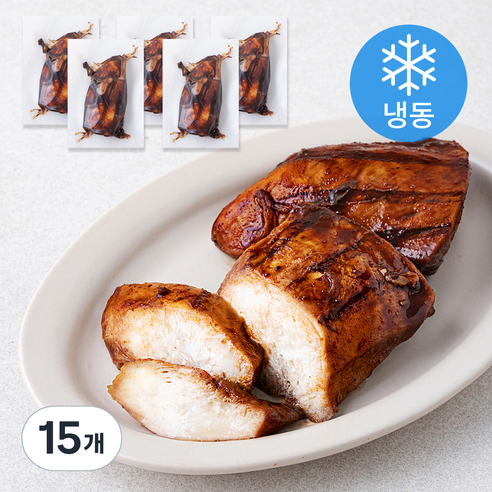 코코스 통살 닭가슴살 사천짜장맛 (냉동), 100g, 15개
