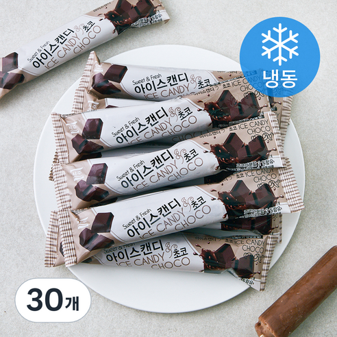 서주 아이스캔디 초코 (냉동), 30개, 1개입, 70ml
