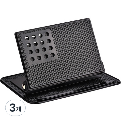 파보니 차량용 초강력 거치대, 3개, 블랙