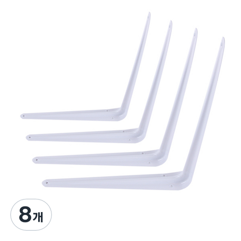 지오비즈 까치발 선반대 DIY XL, 화이트, 8개
