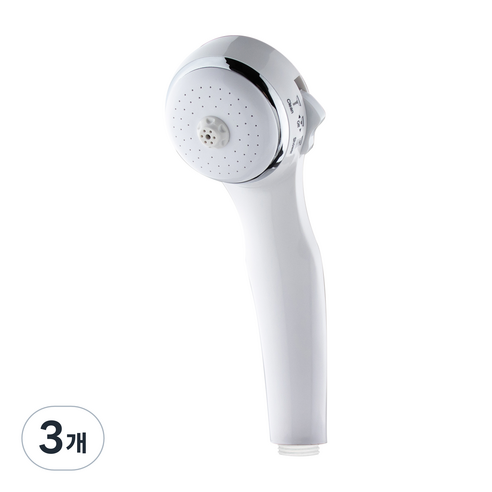삼원코브라 3기능 멀티샤워헤드 화이트, 3개