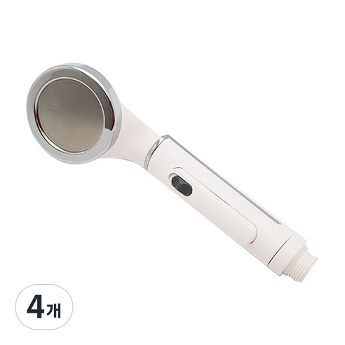 수압상승 앞터치 버튼 샤워헤드, 4개